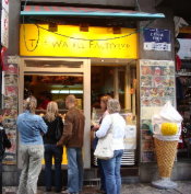 A waffle shop on Rue de l’Etuve